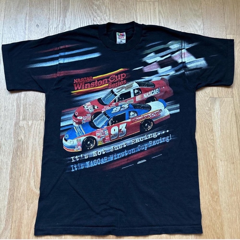 Vintage Vtg 90s Nascar Winston Cup Series 1998 Double Sided Size Medium T Shirt